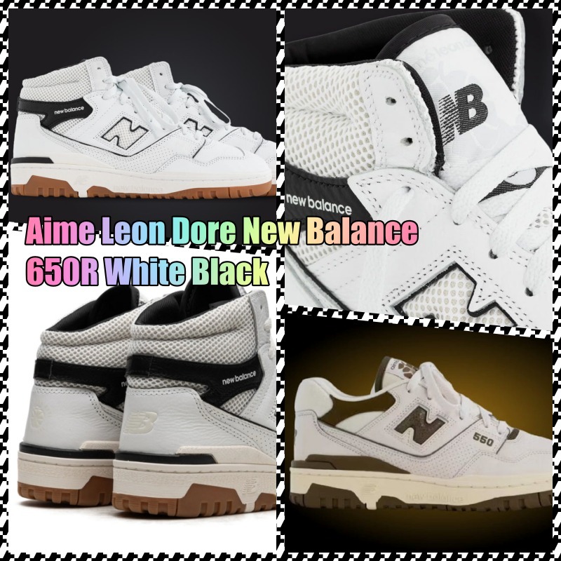 ★Aime Leon Dore x New Balance 650R★White Black