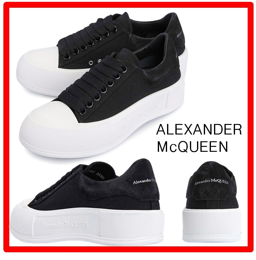 ★【ALEXANDER MCQUEEN】★Deck Plimsoll Lace Up スニーカー★