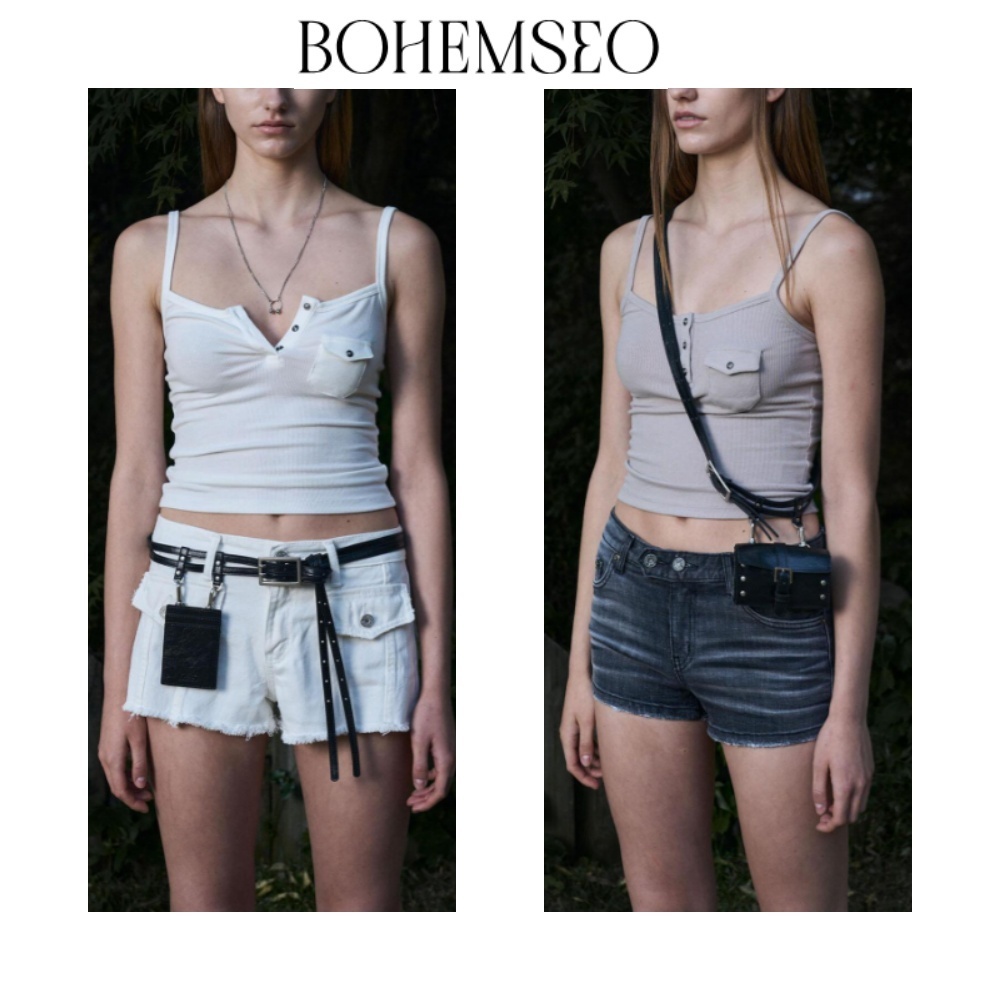 【BOHEMIAN SEOUL】BOHEMSEO SLIM DOUBLE BELT★ベルト★