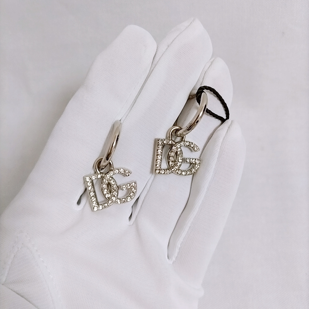 新品正規品  Dolce ドルガバ DGペンダントロゴ クレオールピアス Gabbana & アクセサリー