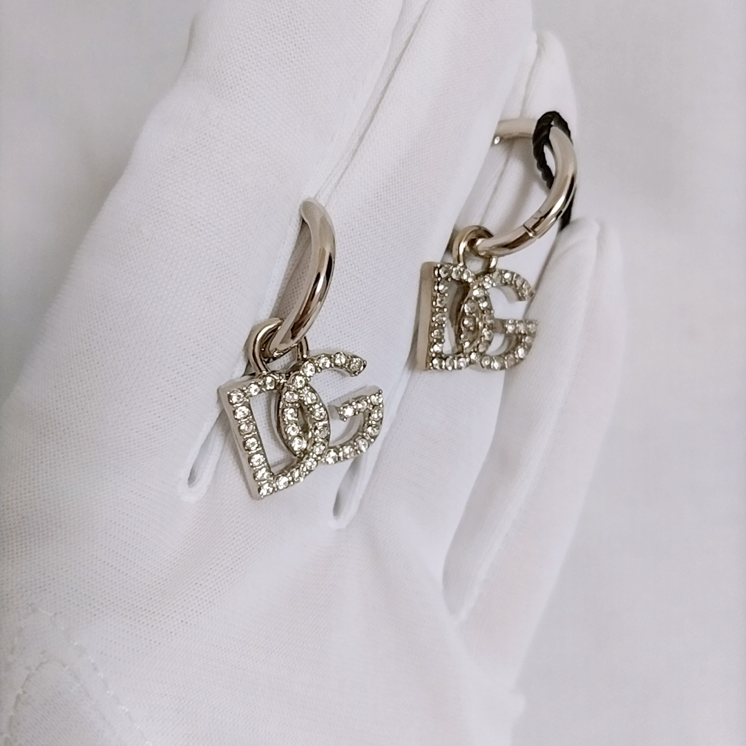 Dolce & Gabbana クレオールピアス DGペンダントロゴ ドルガバ