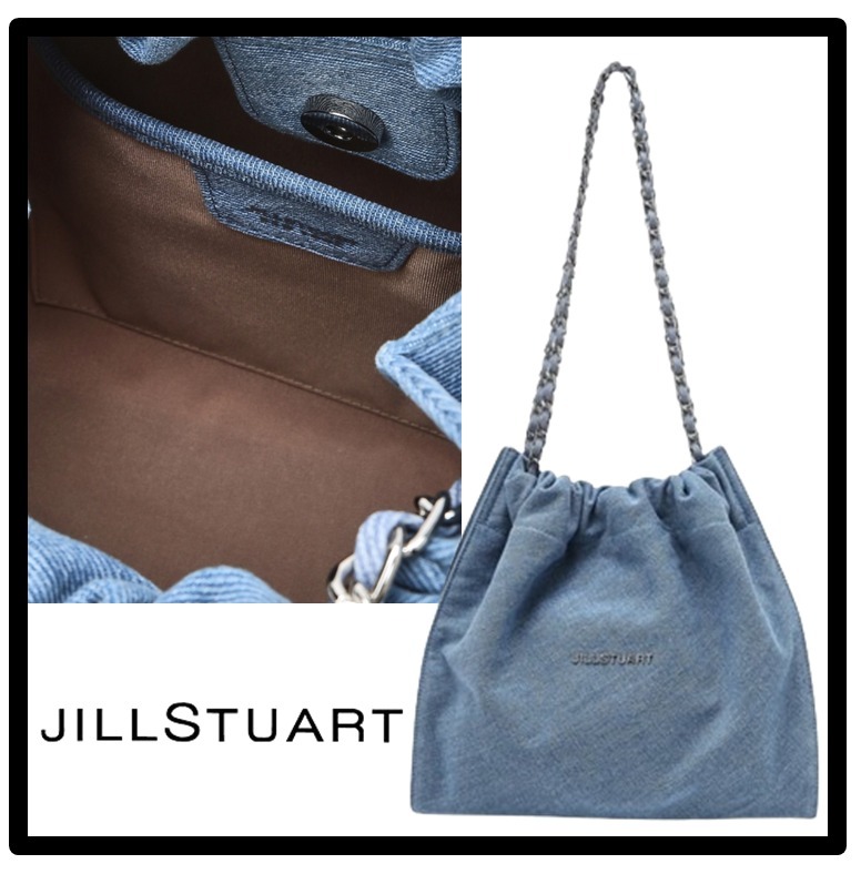 ★関税込★JILLSTUART★COCO デニム CHAINショルダーバッグ M ★
