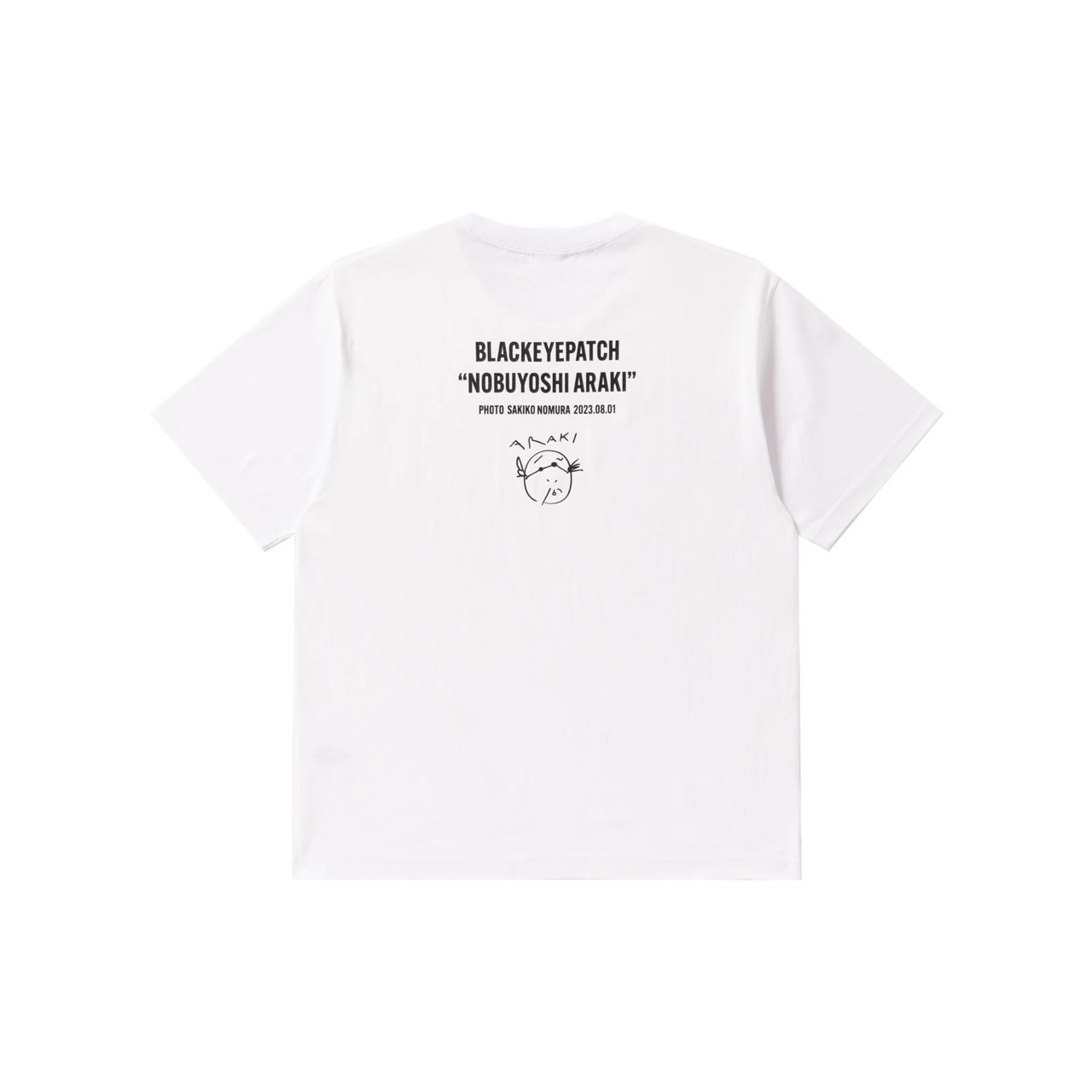 【写真家/荒木経惟コラボ】ブラックアイパッチ デザインTシャツ 写真家/荒木経惟コラボ】ブラックアイパッチ デザインTシャツ