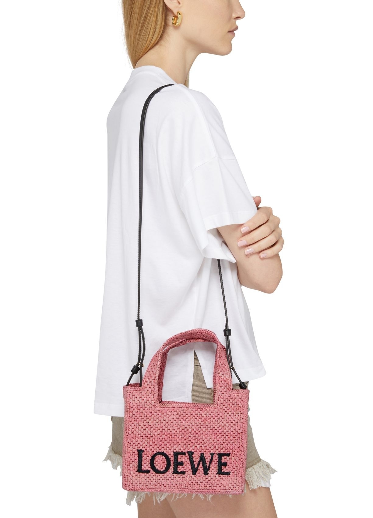 LOEWE ロエベ ロエベ ミニ フォント トート (ラフィア) (LOEWE