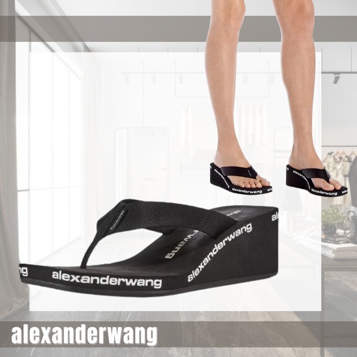 この夏に履きたい！【alexanderwang】wedge flip flop sandal
