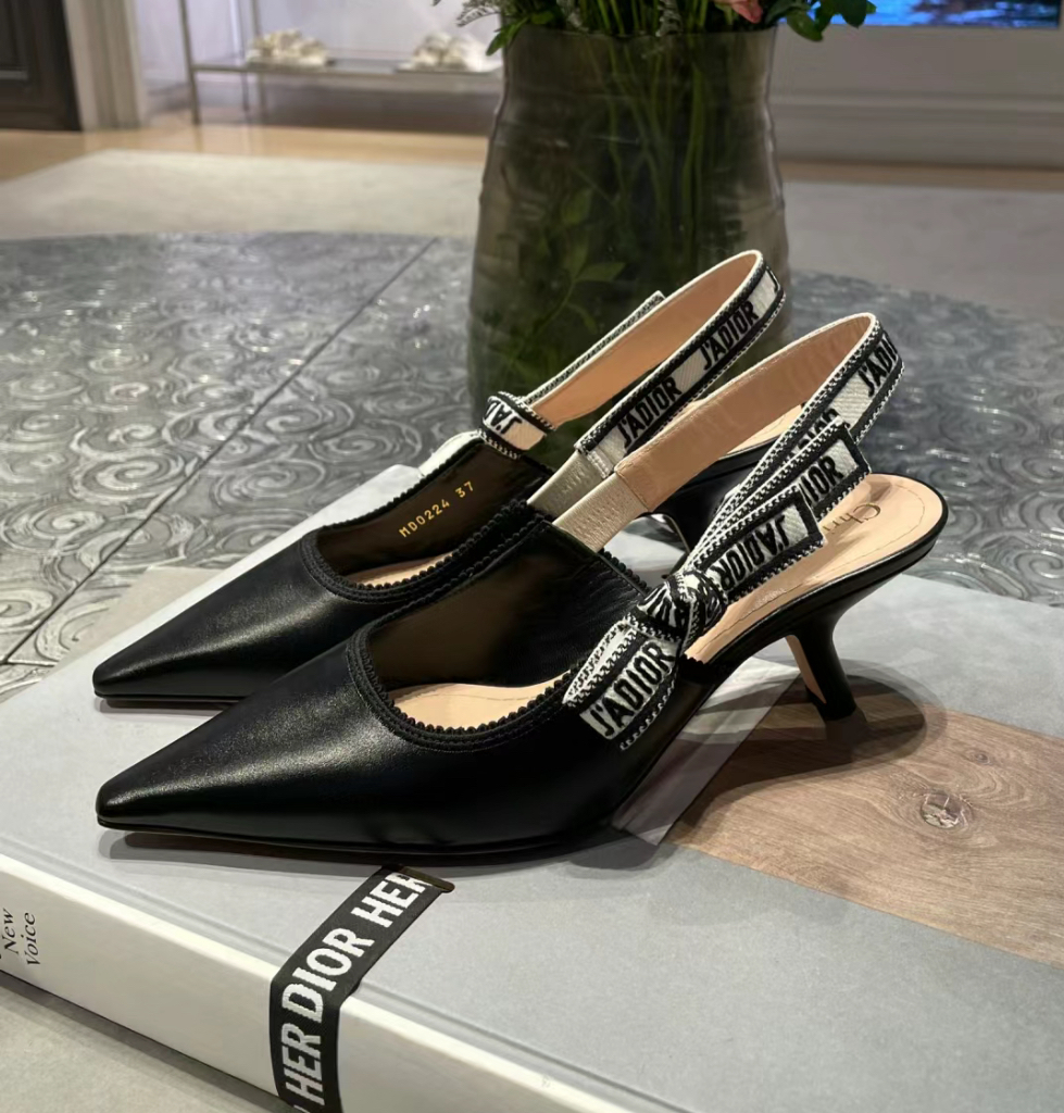 【リボンが可愛い♪】Dior★J'Adior スリングバックパンプス