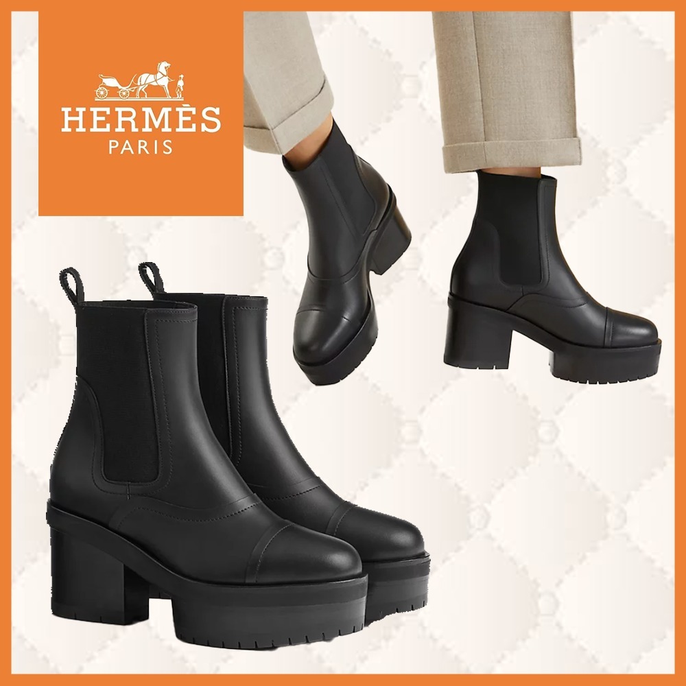 ＊美脚効果抜群＊【HERMES】エルメス アンクルブーツ Isee 45
