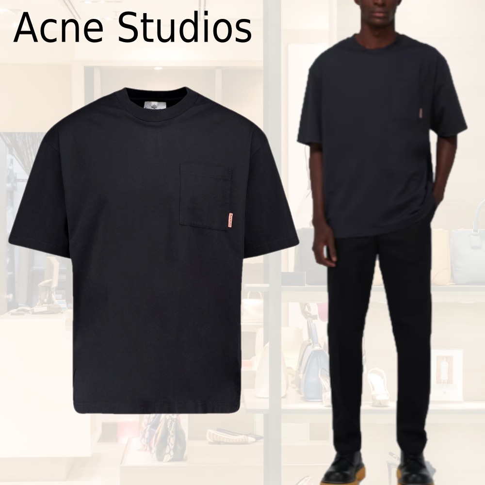 Acne Studios ★Extorr ピンクレーベルポケットTシャツ