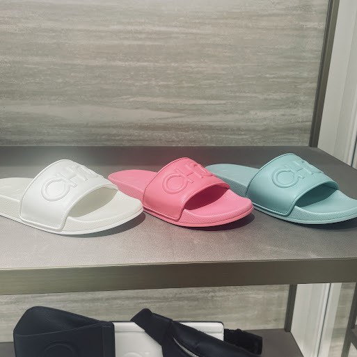JIMMY CHOO AZARI/F ロゴ サンダル