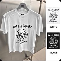 Nice Ghost Club(ナイスゴーストクラブ) Tシャツ・カットソー [ NICE GHOST CLUB]★韓国人気★ 24SS RABBIT OR BEAR TEE