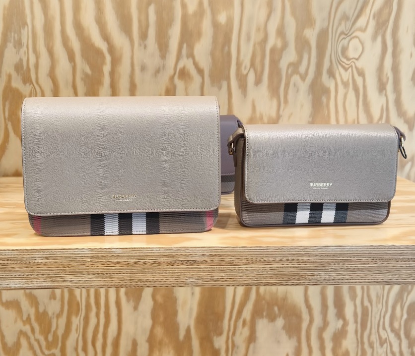 【BURBERRY】LL MACKFORD MX チェック柄 フラップショルダー BURBERRY】LL MACKFORD MX チェック柄 フラップショルダー