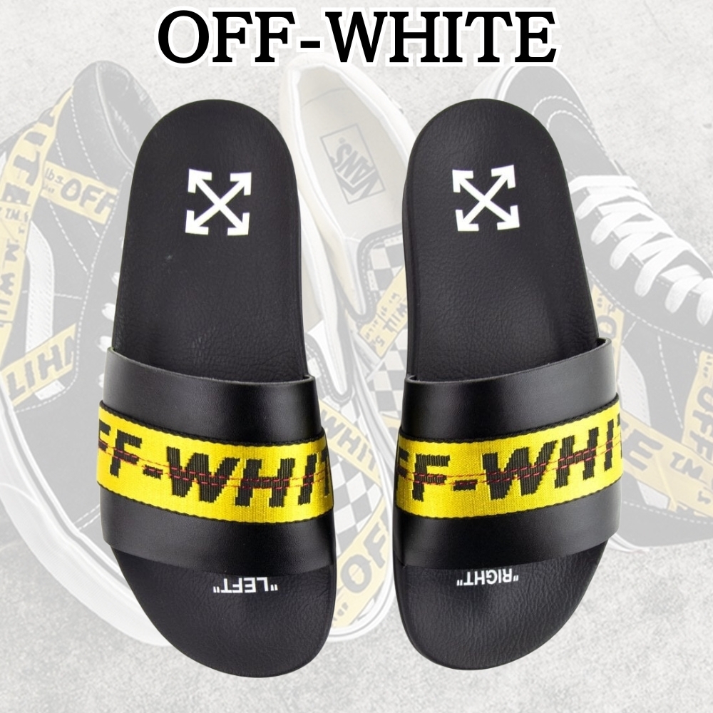 OFF-WHITE*足元にエレガンスを*インダストリアル スライダー