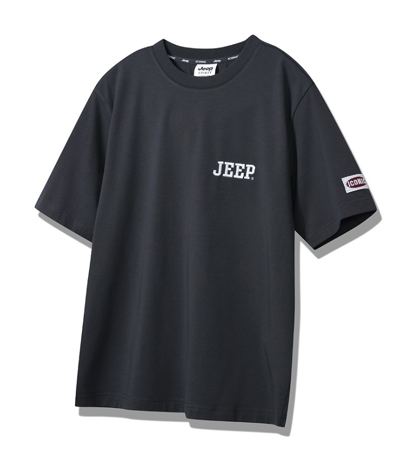JEEP★UNISEX_Back Printed Loose Fit Half Sleeves_4色 JEEP☆UNISEX_Back Printed Loose Fit Half Sleeves_4色 (JEEP/T