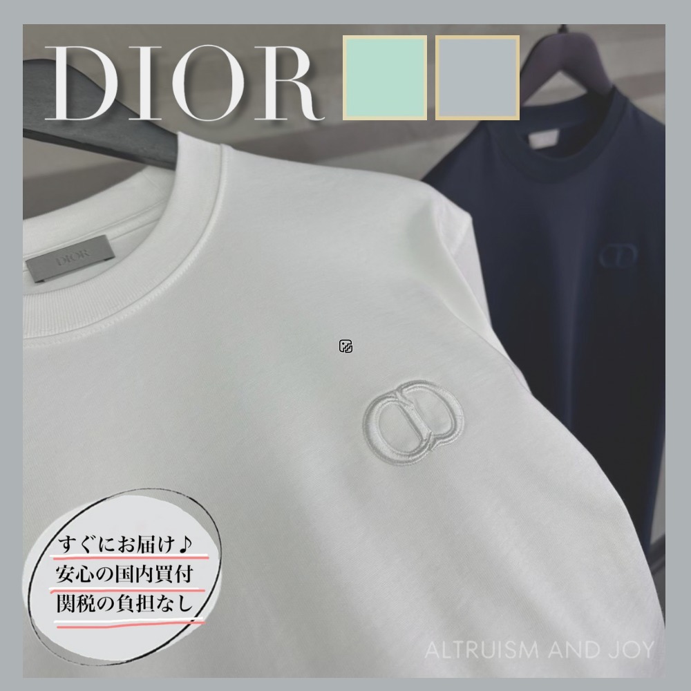 【シンプルお洒落♪】DIOR CD ICON リラックスフィット Tシャツ シンプルお洒落♪】DIOR CD ICON リラックスフィット Tシャツ
