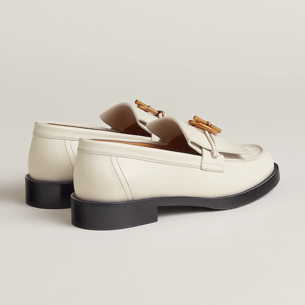 シンプルで素敵☆】HERMESインパクト モカシン (HERMES