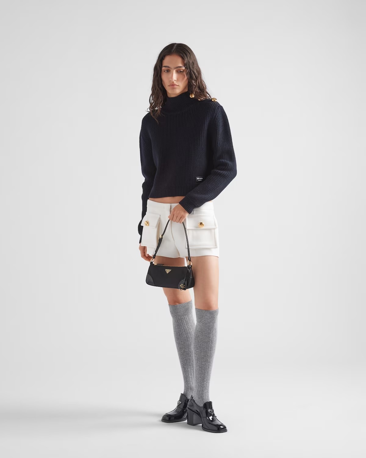 《送料無料》PRADA Re Edition 2002 brushed leathe bag