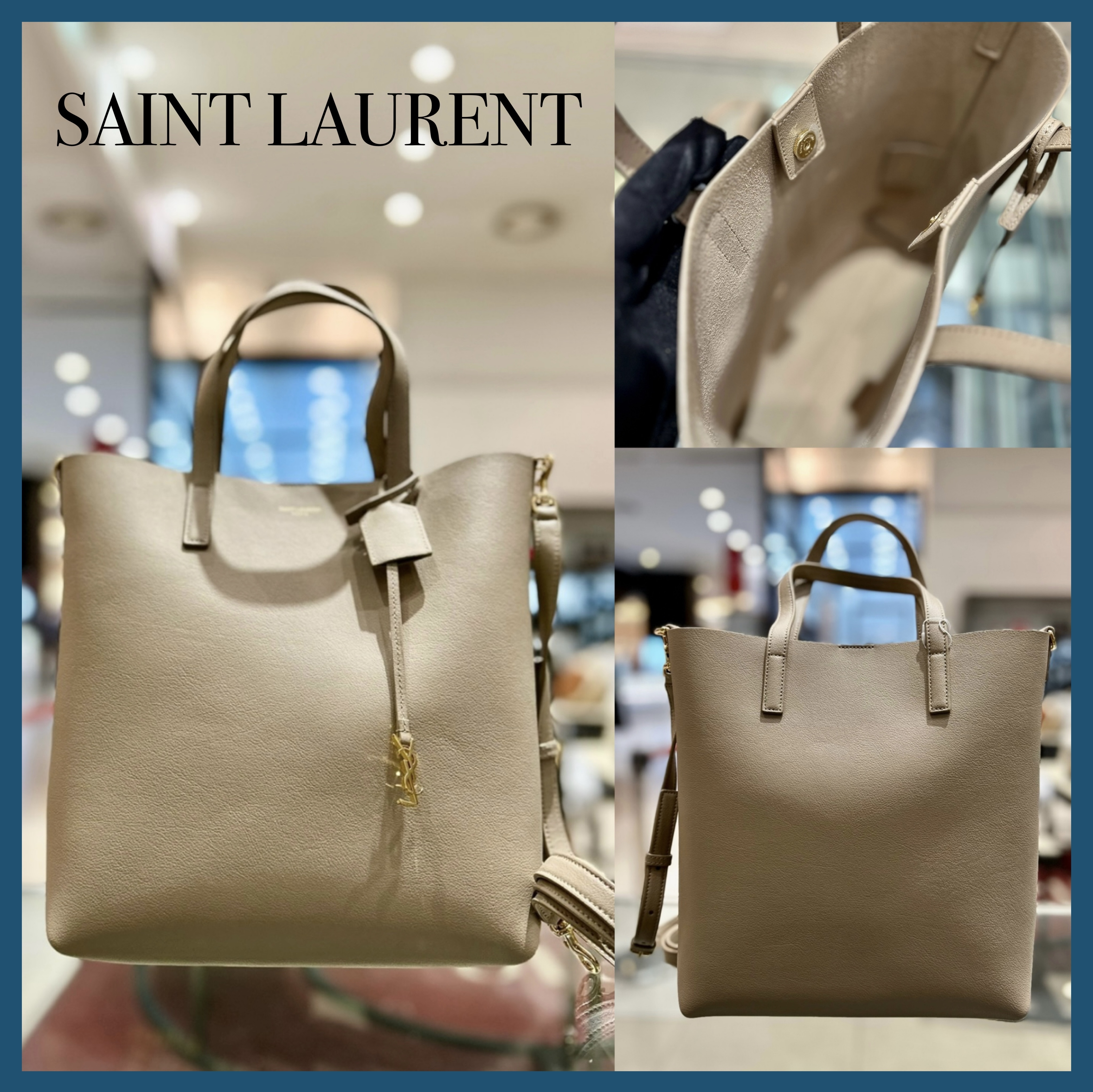【関税込み】☆Saint Laurent☆ トイ ショッピング トートバッグ