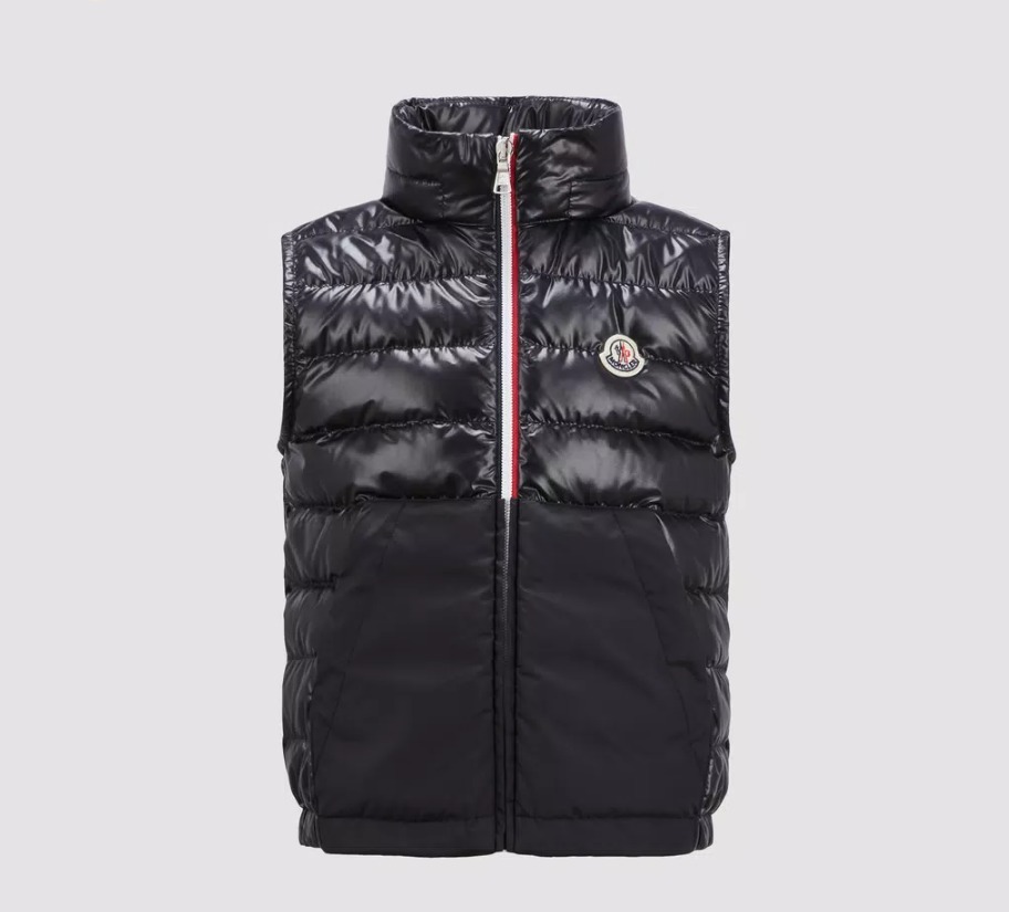 MONCLER 2024春夏キッズ フード内蔵ダウンベストAPATOU 4A/6A