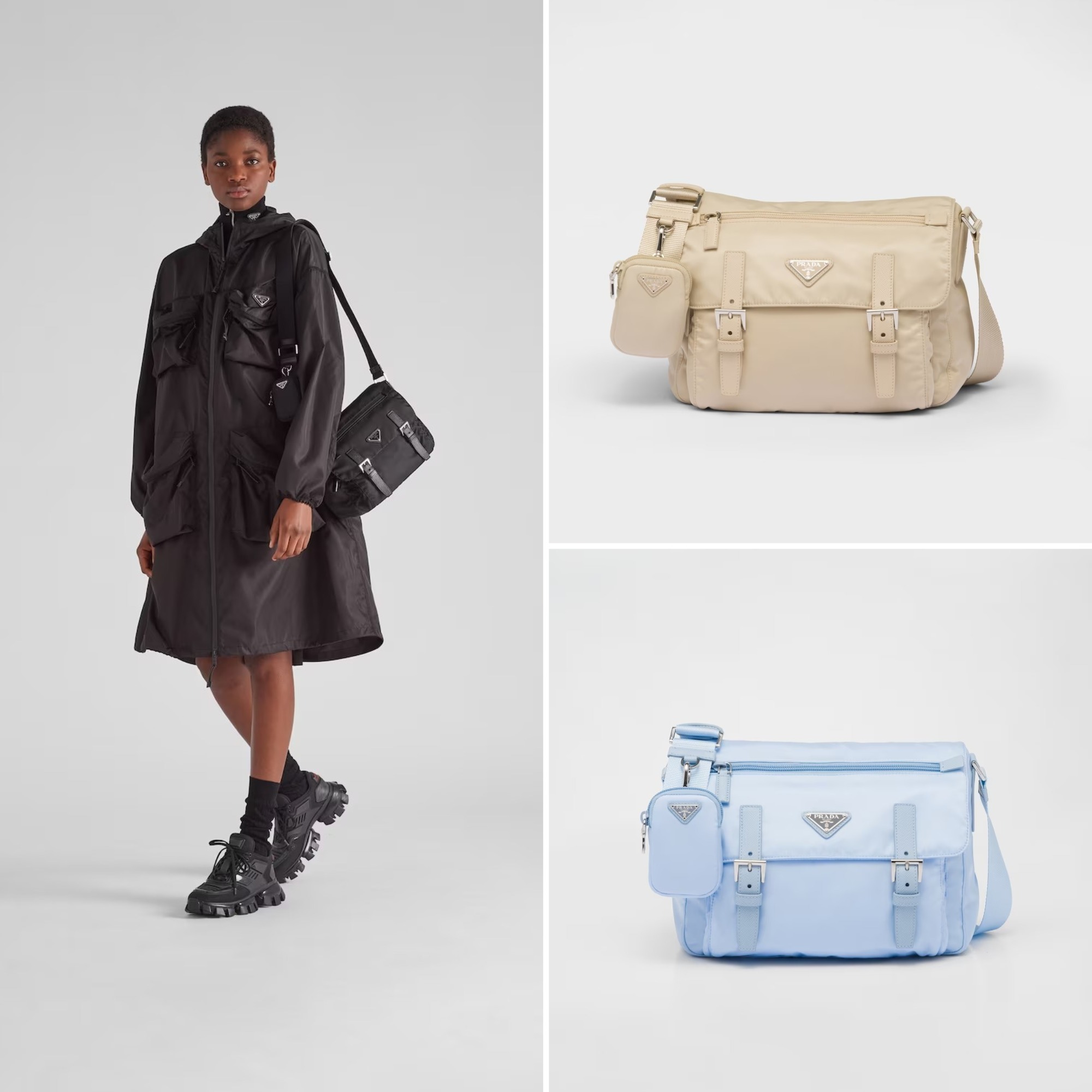 《送料無料》PRADA Re-Nylon shoulder bag
