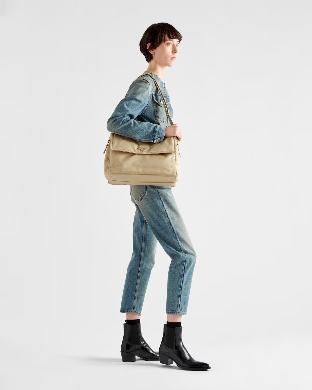 《送料無料》PRADA Re-Nylon large padded shoulder bag