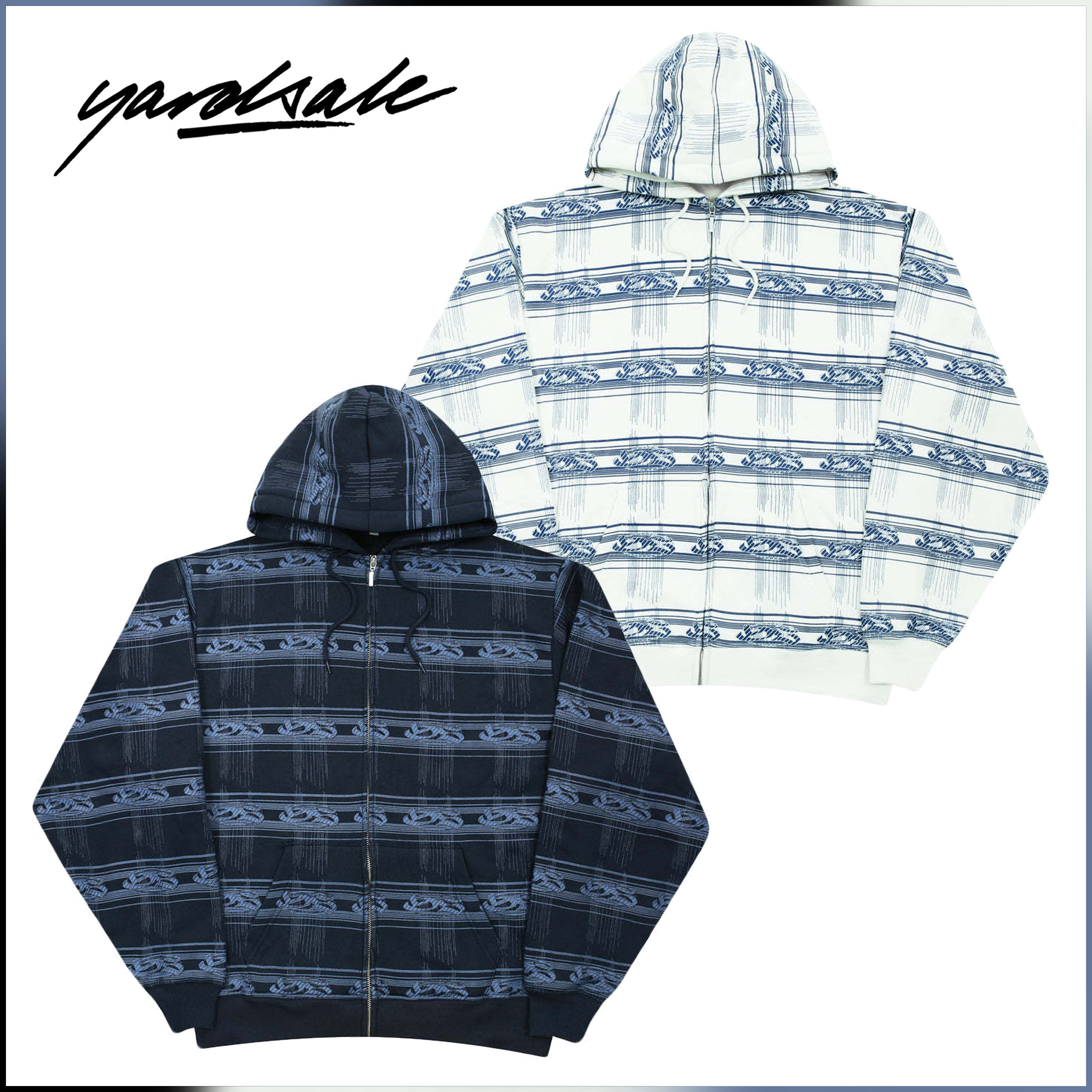 ☆Yardsale☆ 新作 Syphon ロゴ ジップ付き フーディ パーカー
