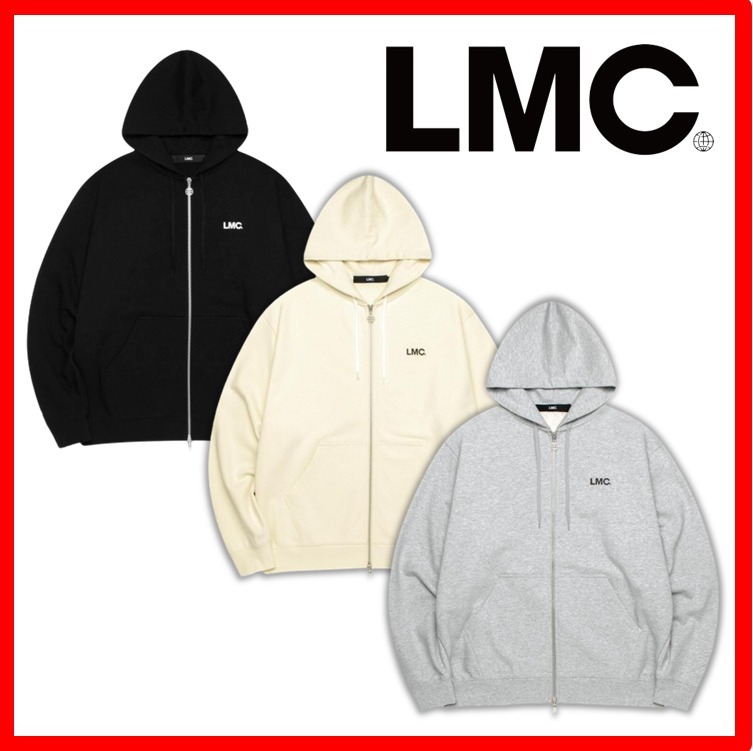 ★韓国の人気★【LMC】★OG LOGO ZIP UP HOODI.E★