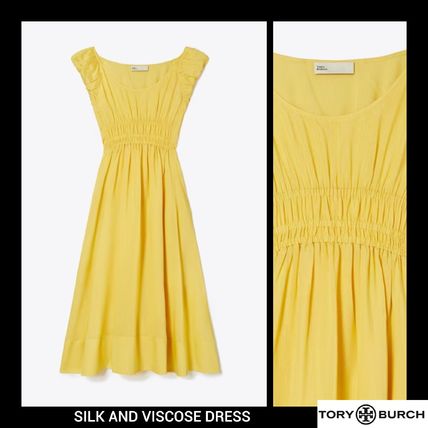 Tory Burch Dresses Casual Style Silk Party Style Office Style Elegant Style