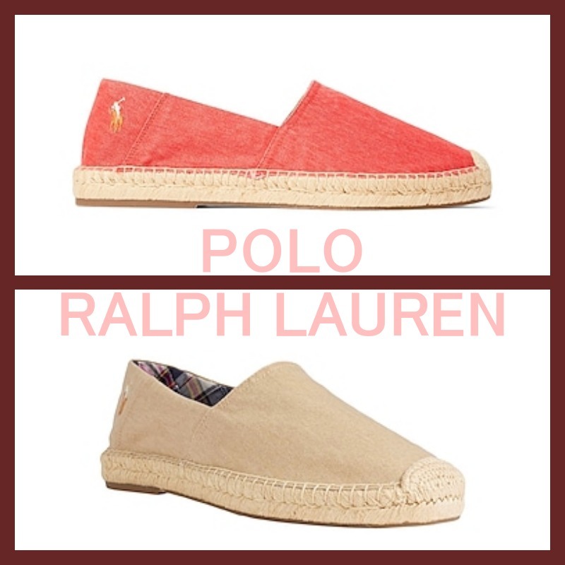 送関込☆POLO RALPH LAUREN ロゴ エスパドリーユ