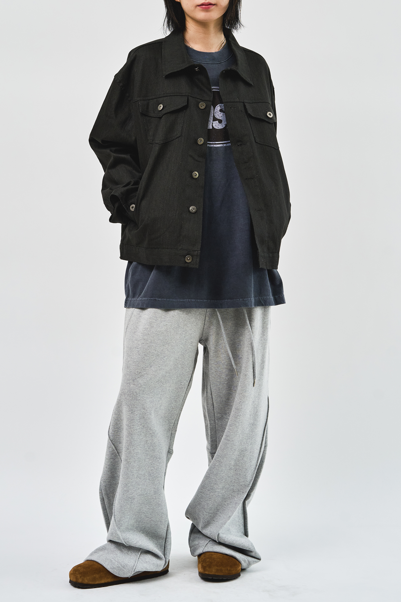 【HI FI FNK】Hare Pigment Trucker Jacket HI FI FNK】Hare Pigment Trucker Jacket