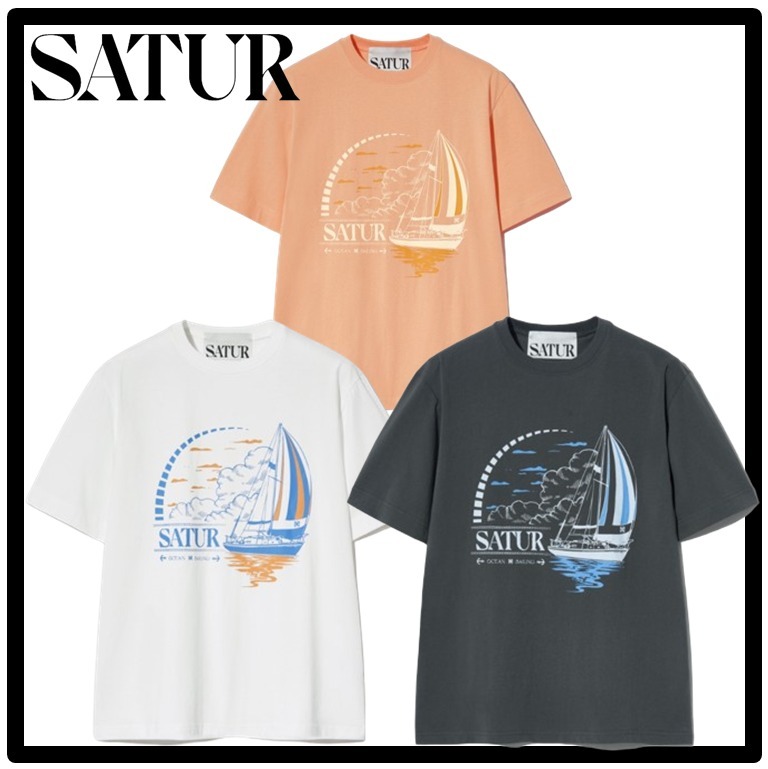 ★送料・関税込★SATUR★Sailing Graphic T-Shirt★