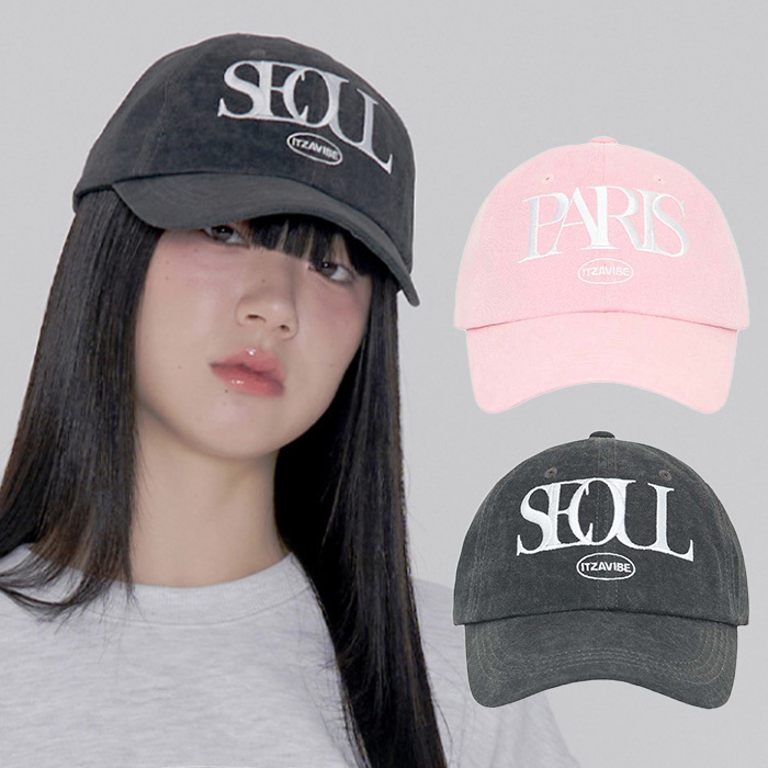 ★ITZAVIBE★送料込★韓国★人気★正規品 CITY OF CATS BALL CAP