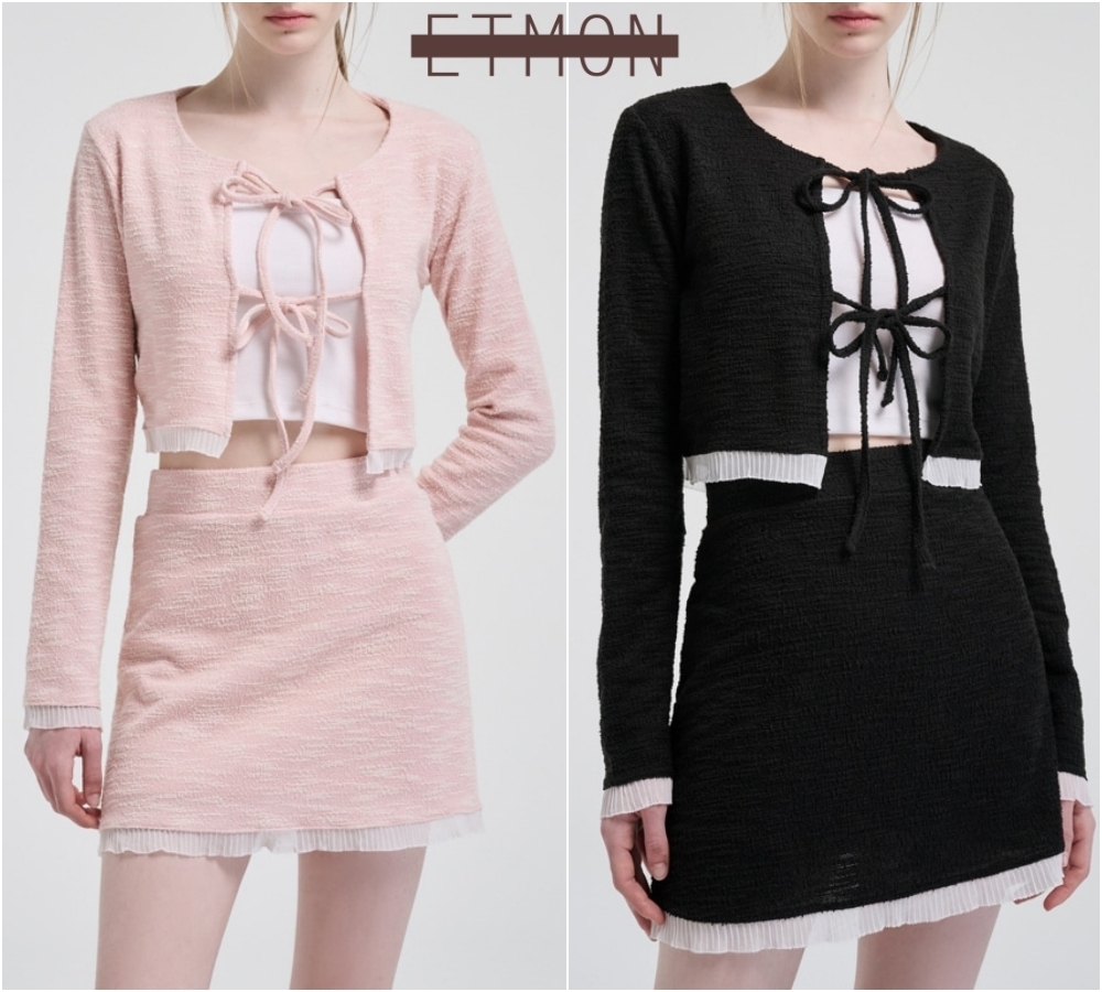 ETMON☆Frill Tweed Set-up