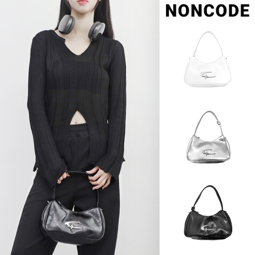 【NONCODE】Monche Pendant Cross Hobobag