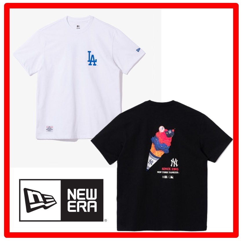 ☆人気☆【New era】☆MLB HOME CHEERING ICE CREAM T-SHIRT.S☆