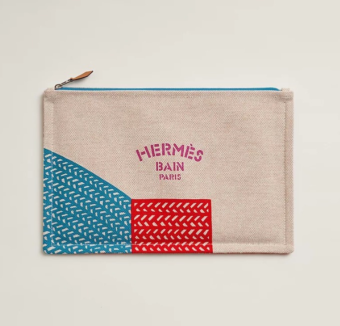 ＊プレゼントに＊【HERMES】エルメス《ポワソン・ナッテ》ポーチ