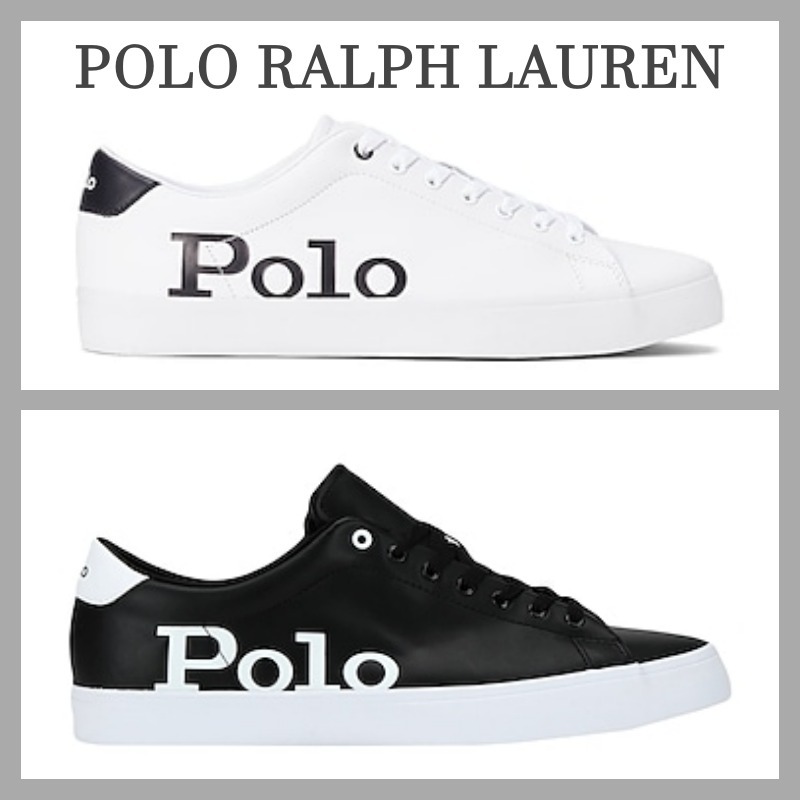 送関込☆POLO RALPH LAUREN ロゴ スニーカー 2色