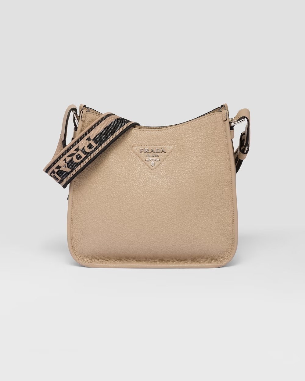 《送料無料》PRADA Leather hobo bag
