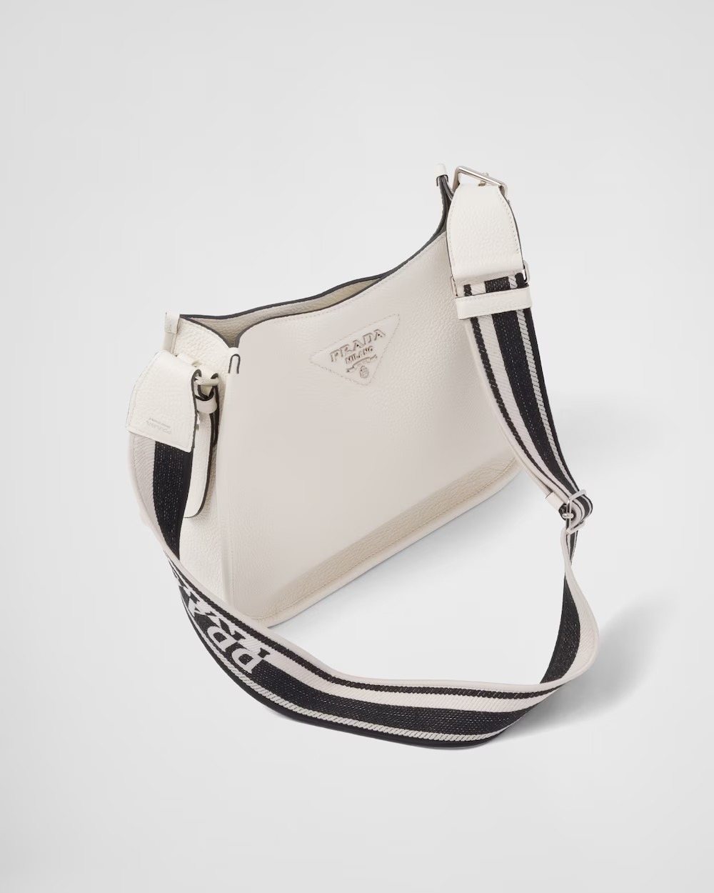 《送料無料》PRADA Leather hobo bag