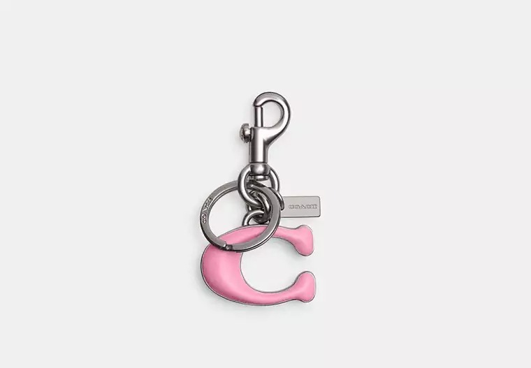 全国送料無料 すぐお届け【COACH コーチ】シグネチャー 財布 チャーム バッグ アクセサリー