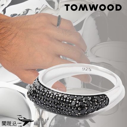 ブラック（黒）系 Tom Wood(トムウッド) 指輪・リング(メンズ
