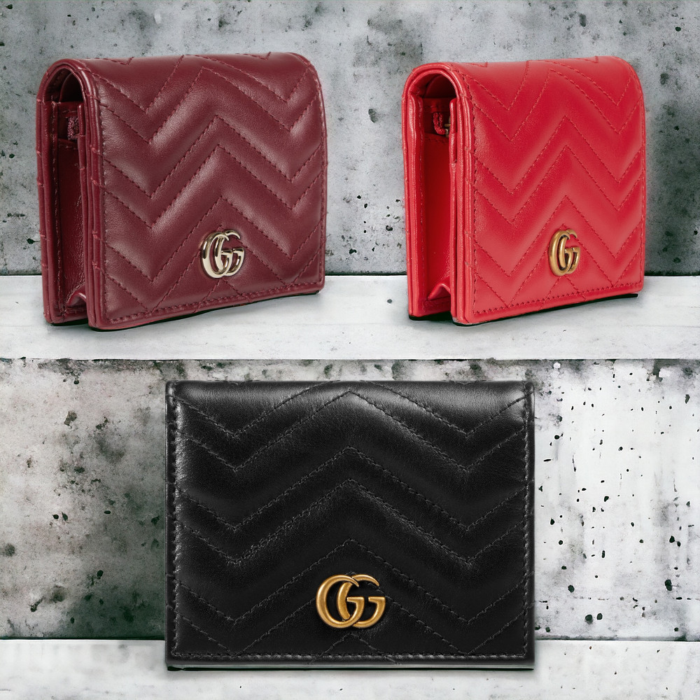 GUCCI【国内発】ダブルG レザー キーケース グッチ ダブルG カードケースウォレット / キーケース・アクセも