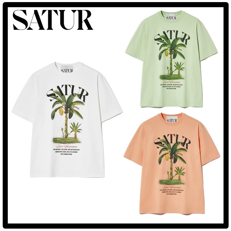 ★送料・関税込★SATUR★Banana Tree Graphic T-Shirt★