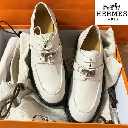 *美脚効果◎*【HERMES】Hitch 厚底ローファー 5cm HERMES - エルメス HERMES ヒッチ HITCH 厚底ローファー1度のみ