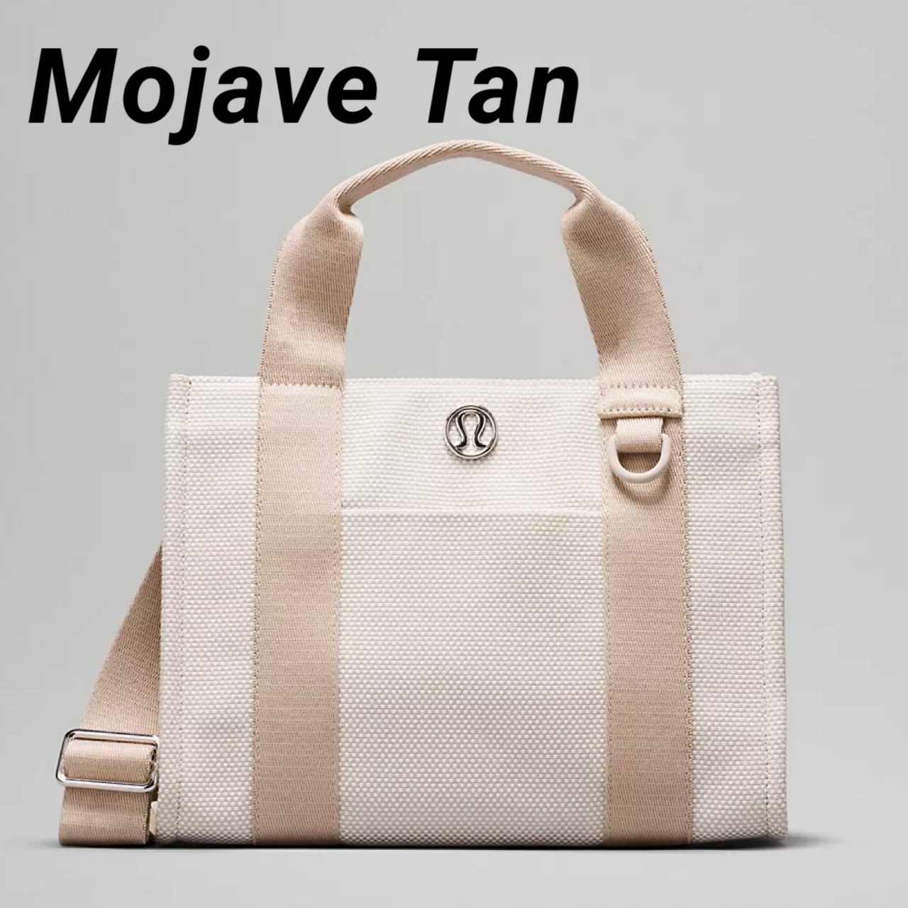 ★lululemon★2トーン２WAY★キャンバス ミニトートバッグ4.5L★ ☆lululemon☆2トーン2WAY☆キャンバス ミニトートバッグ4.5L