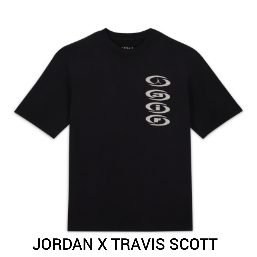 Jordan x Travis Scott / Tシャツ ブラック 送料間税込