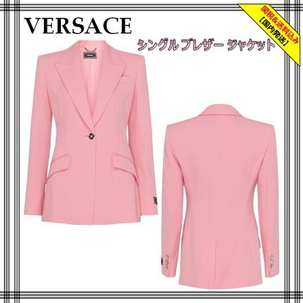 VERSACE More Jackets Casual Style Street Style Plain Medium Office Style