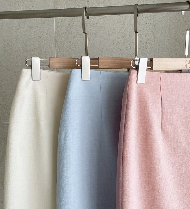 【I AM MARI】24SS★ Clive Tweed Midi Skirt