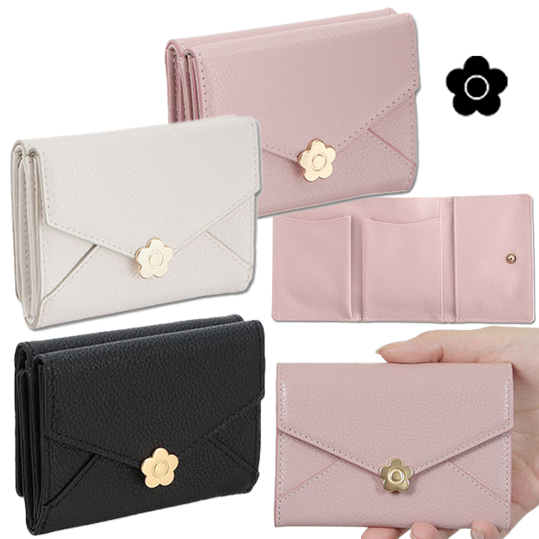 【国内発送】MARYQUANT シーリングデイジーレターミニウォレット