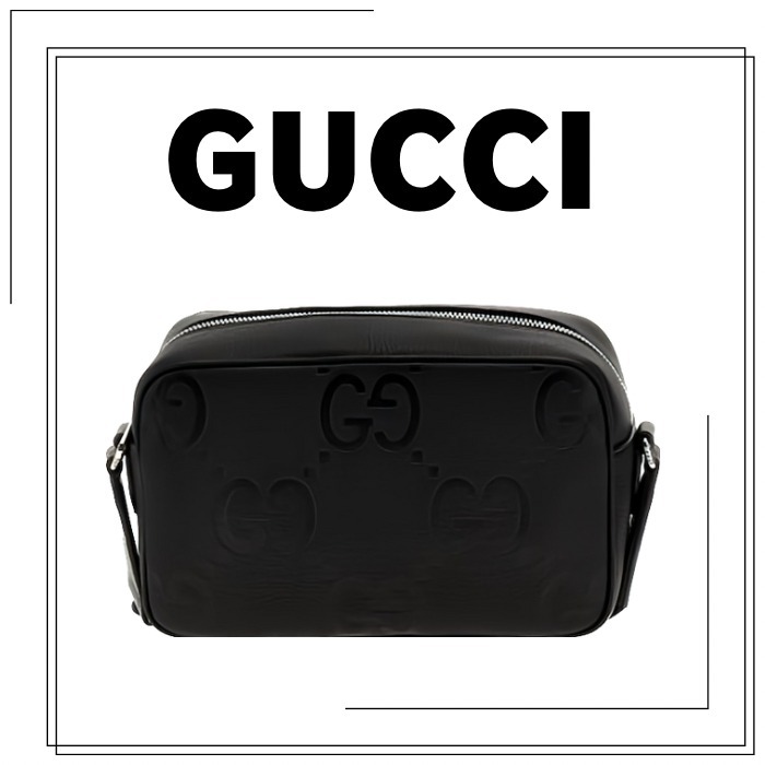 GUCCI グッチ GG ロゴ ショルダーバッグ ブラック