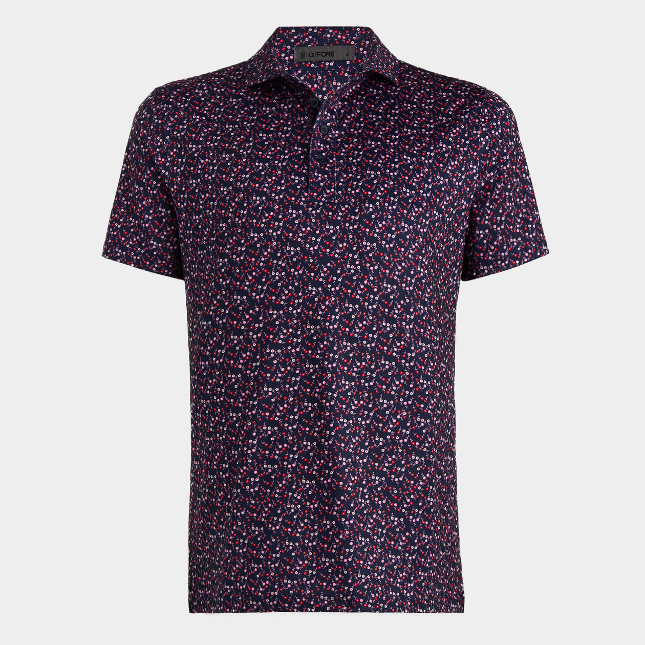 G/FORE】AYE POPPY TECH JERSEY MODERN SPREAD COLLAR POLO (G
